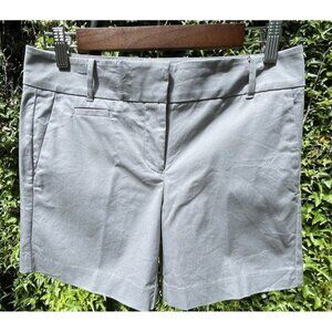 Ann Taylor Classic Shorts Women's Size 2 Slate Gray Stretch Vacation Travel Summ